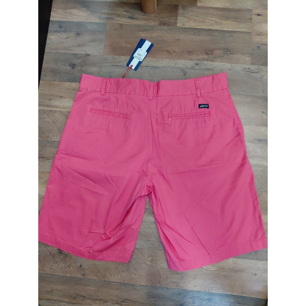 NWT Vtg Canterbury New Zealand Flat Front Cotton Chino Pink Shorts Men's Sz 38 - Picture 5 of 8